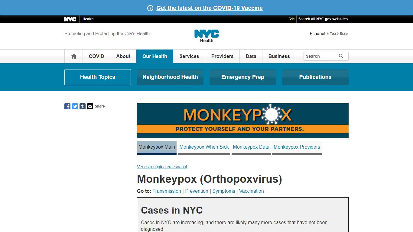 Monkeypox - NYC Health - New York City