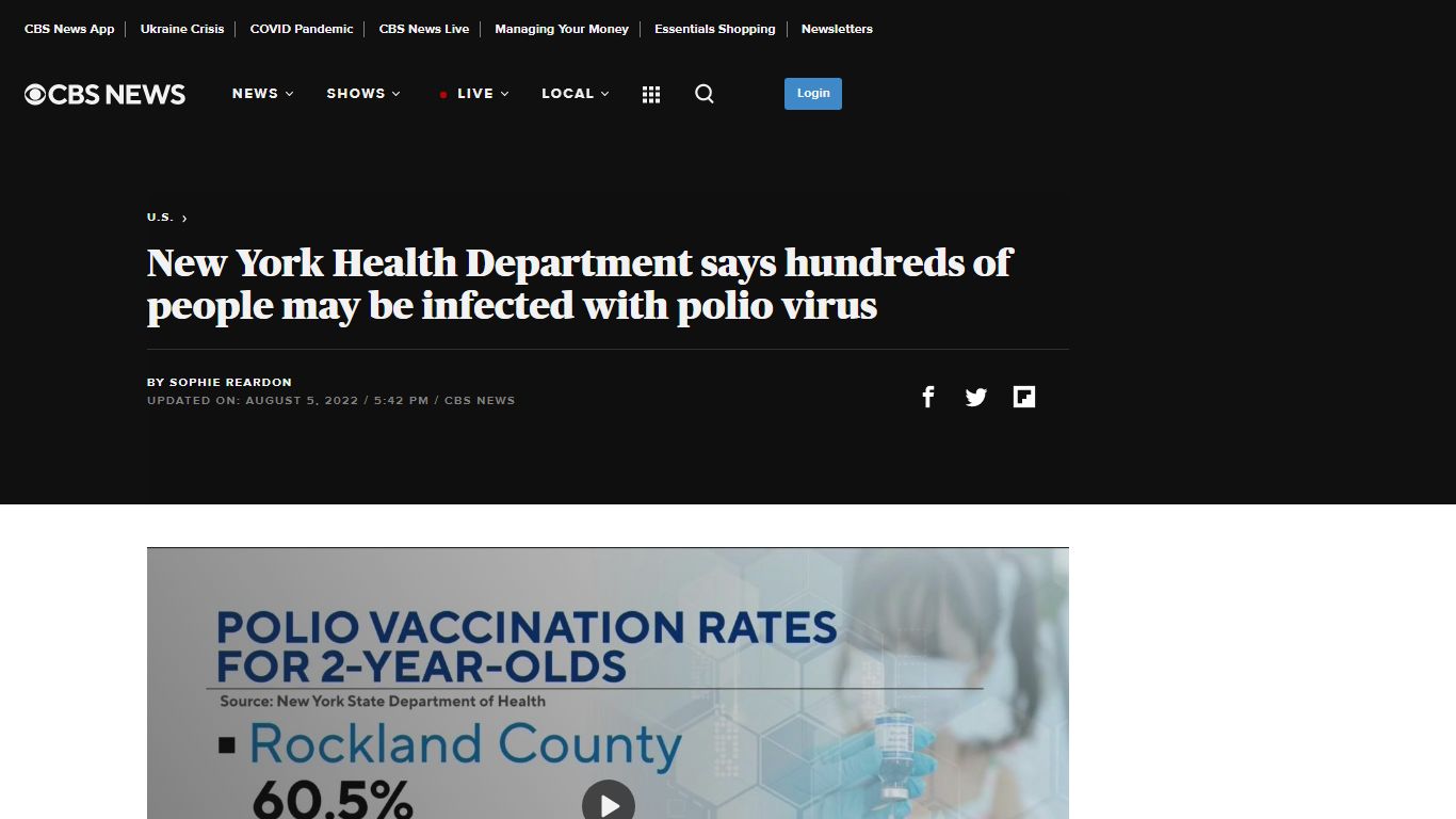 New York Health Department says hundreds of people may be infected with ...
